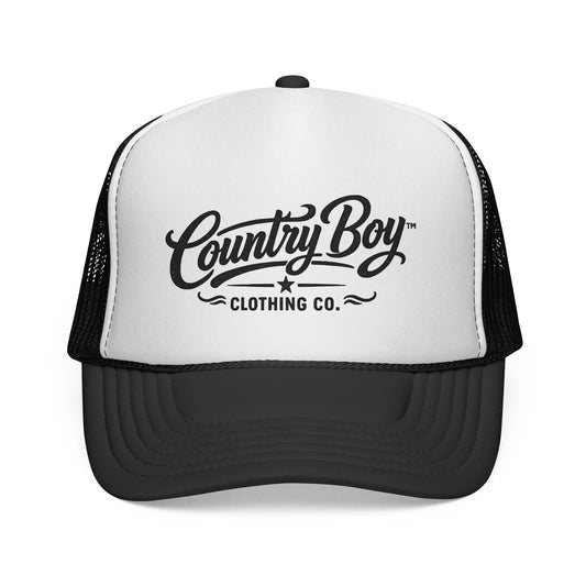 Country Boy Trucker Hat (Black)