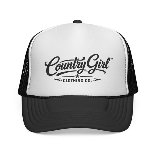 Country Girl Trucker Hat (Black)